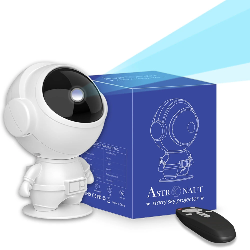 LIXINCORDA Astronaut Starry Sky Projection Lamp Starry Sky Atmosphere Night Light Astronaut Nebula Projector Lamp - Image 2